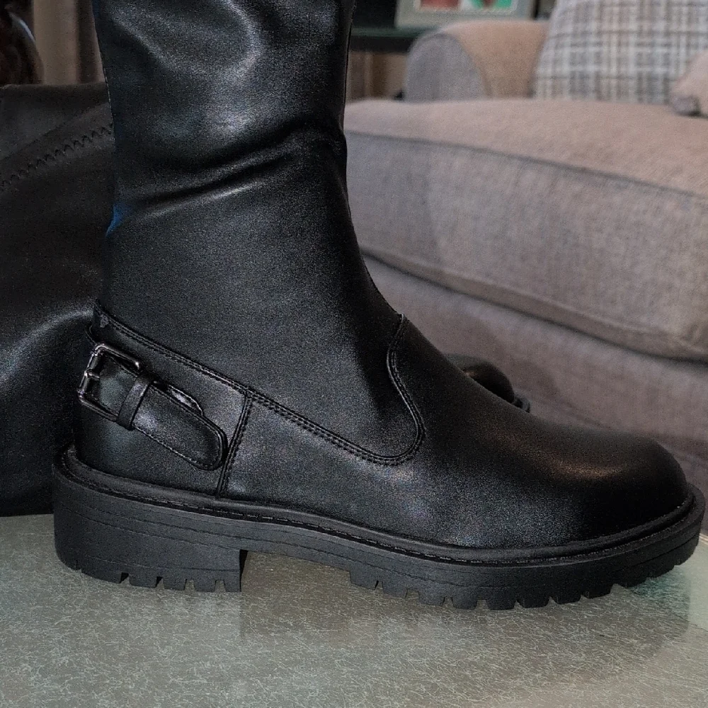Black Over-the-Knee Women's Boots U S 9  UK 7